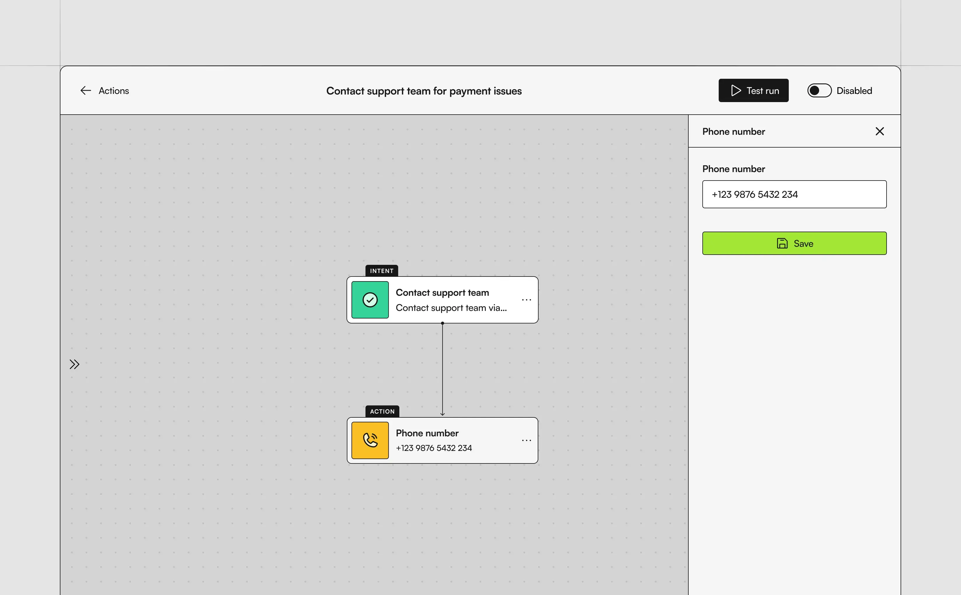 Intent & Actions V1: exploring conditional logic