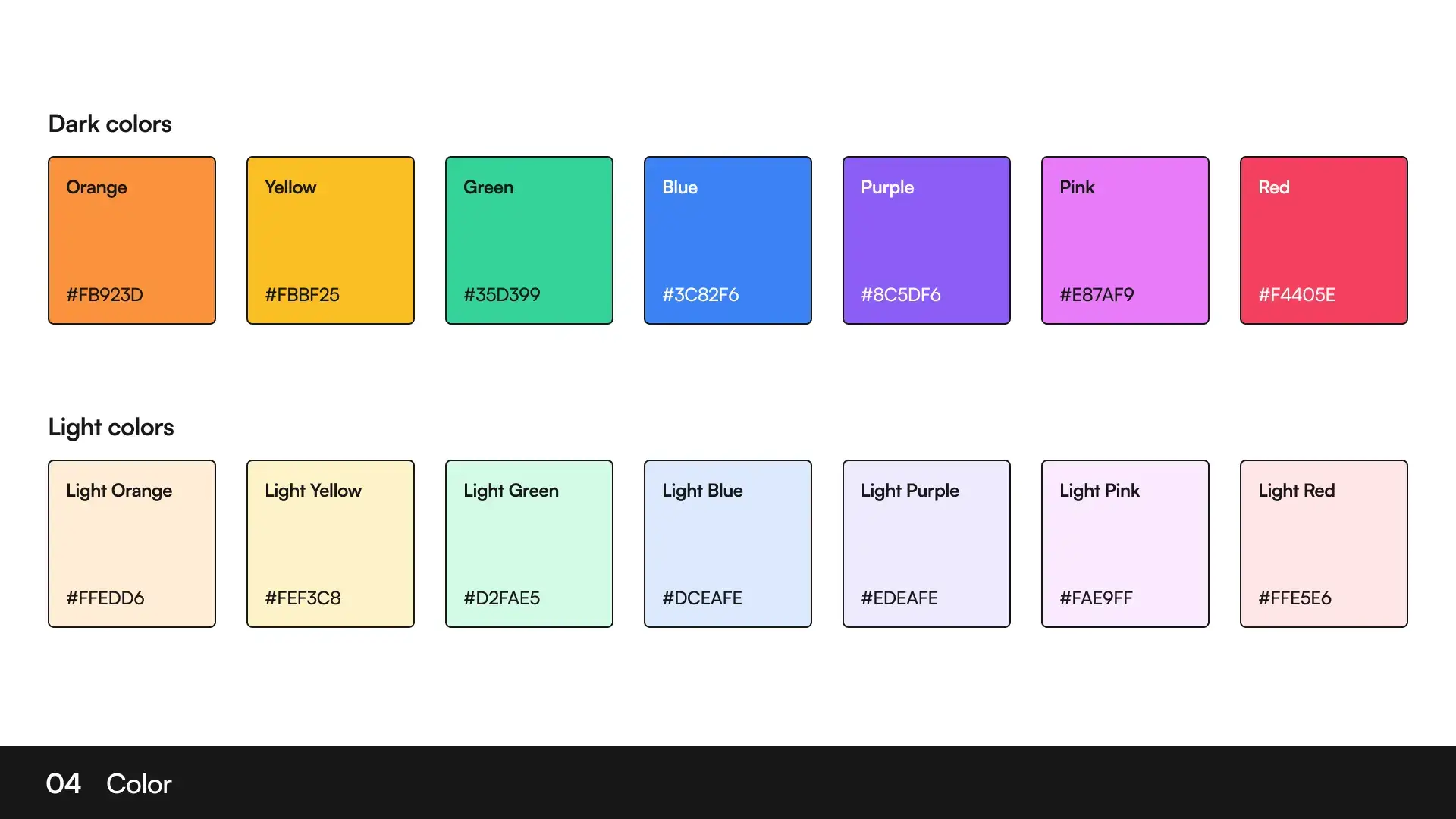 Dark and light colors3