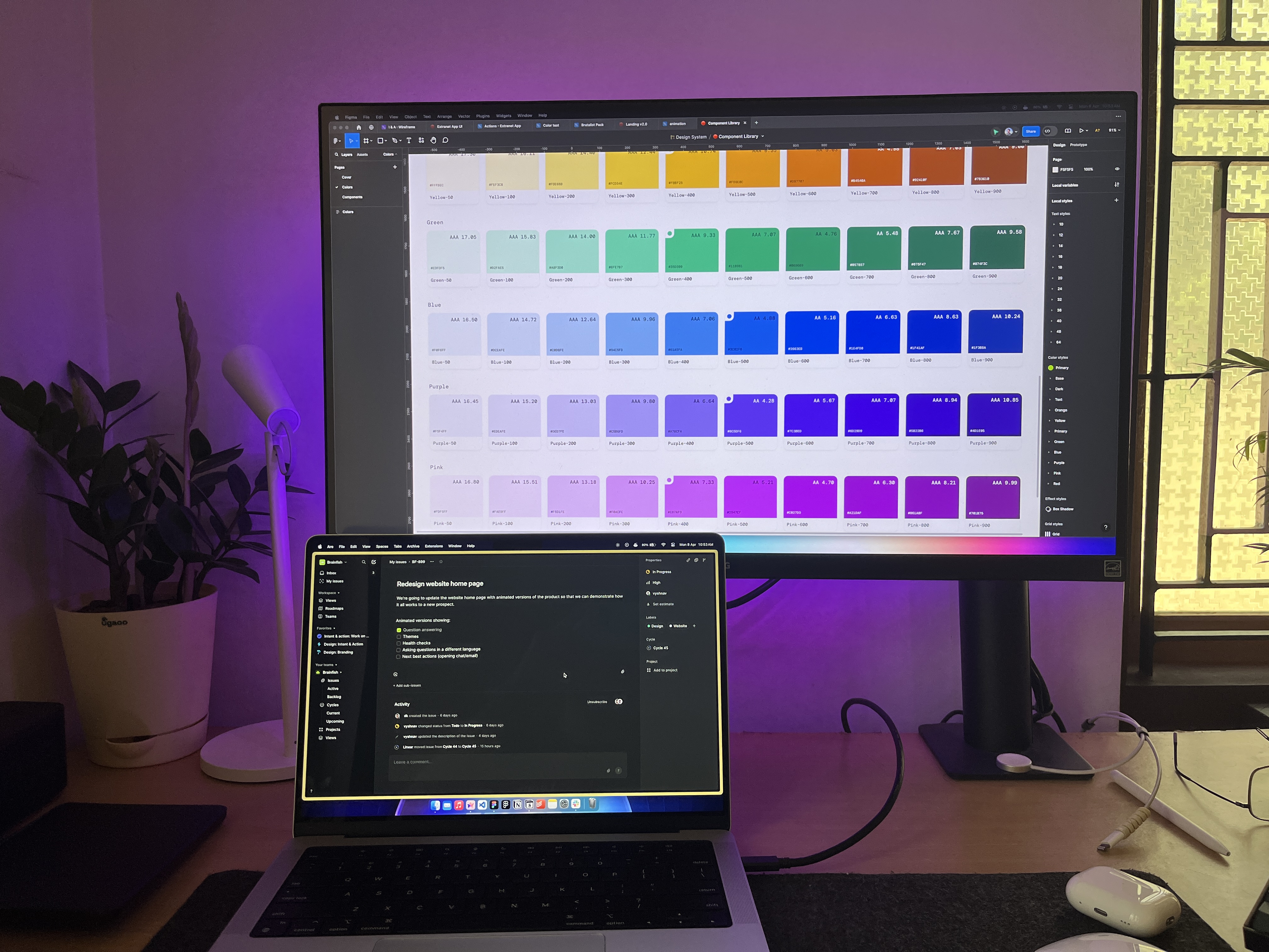 Working on Design System7
