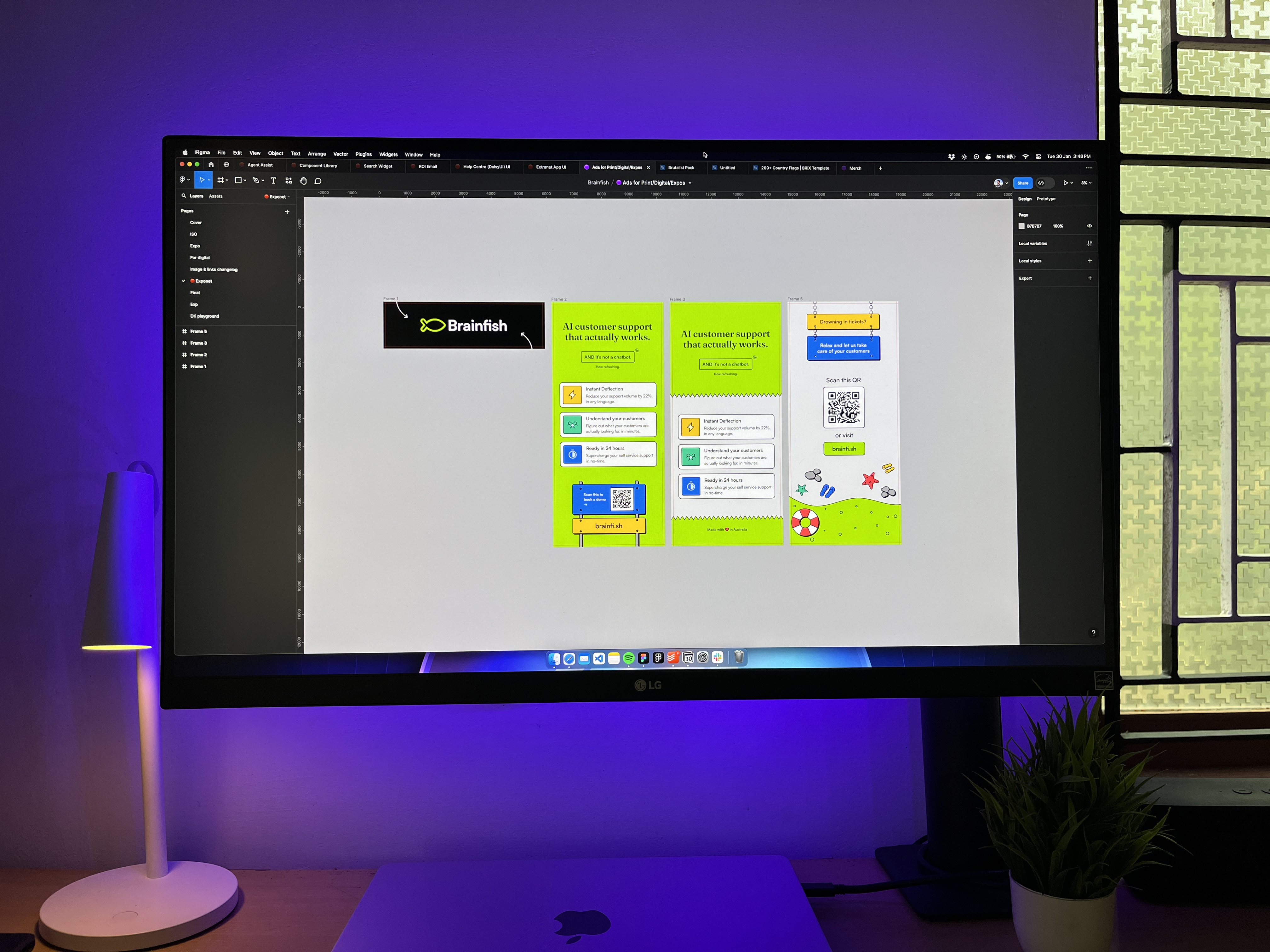 Working on Brainfish Customer Show8