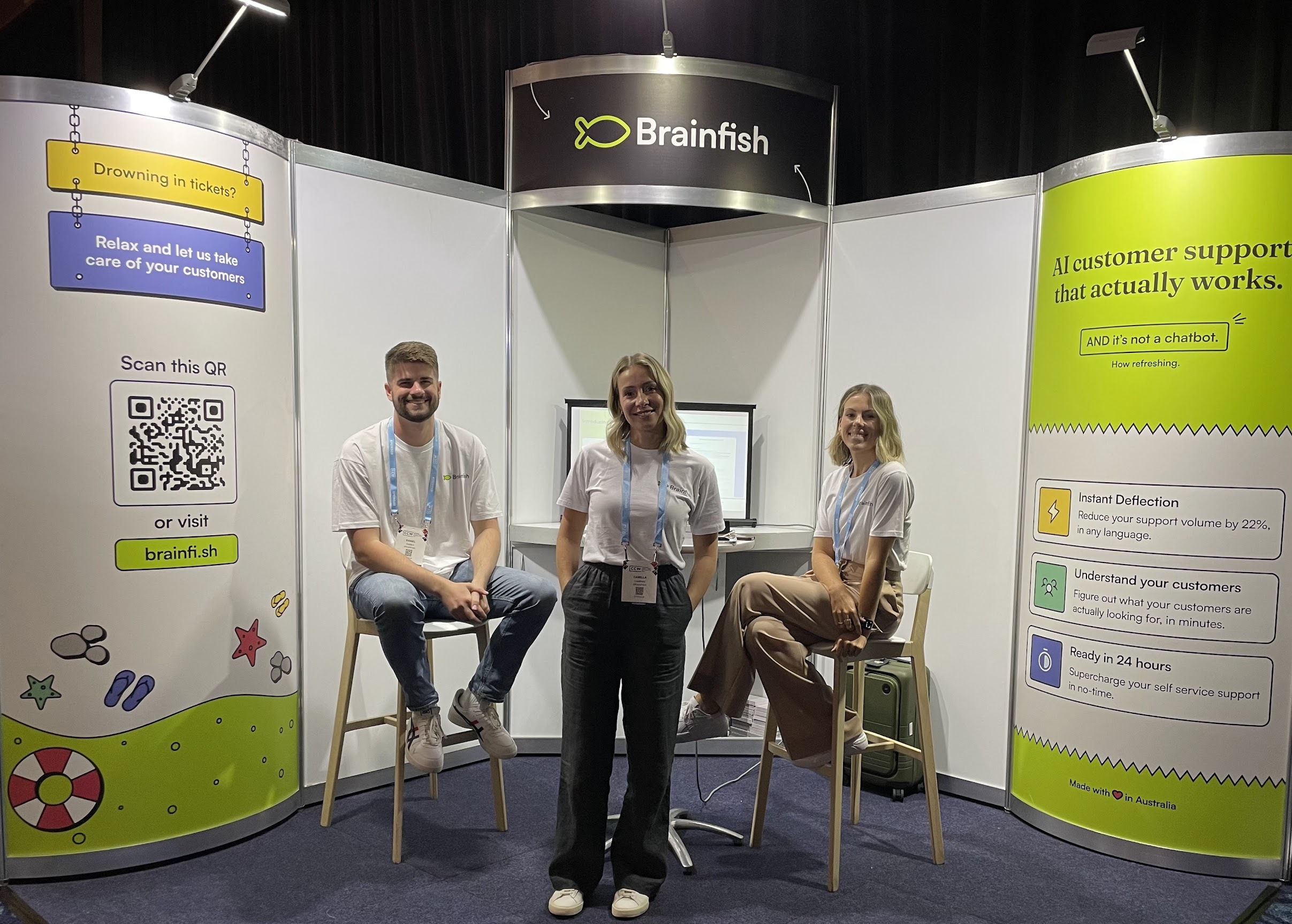 Brainfish Booth at Customer Show4