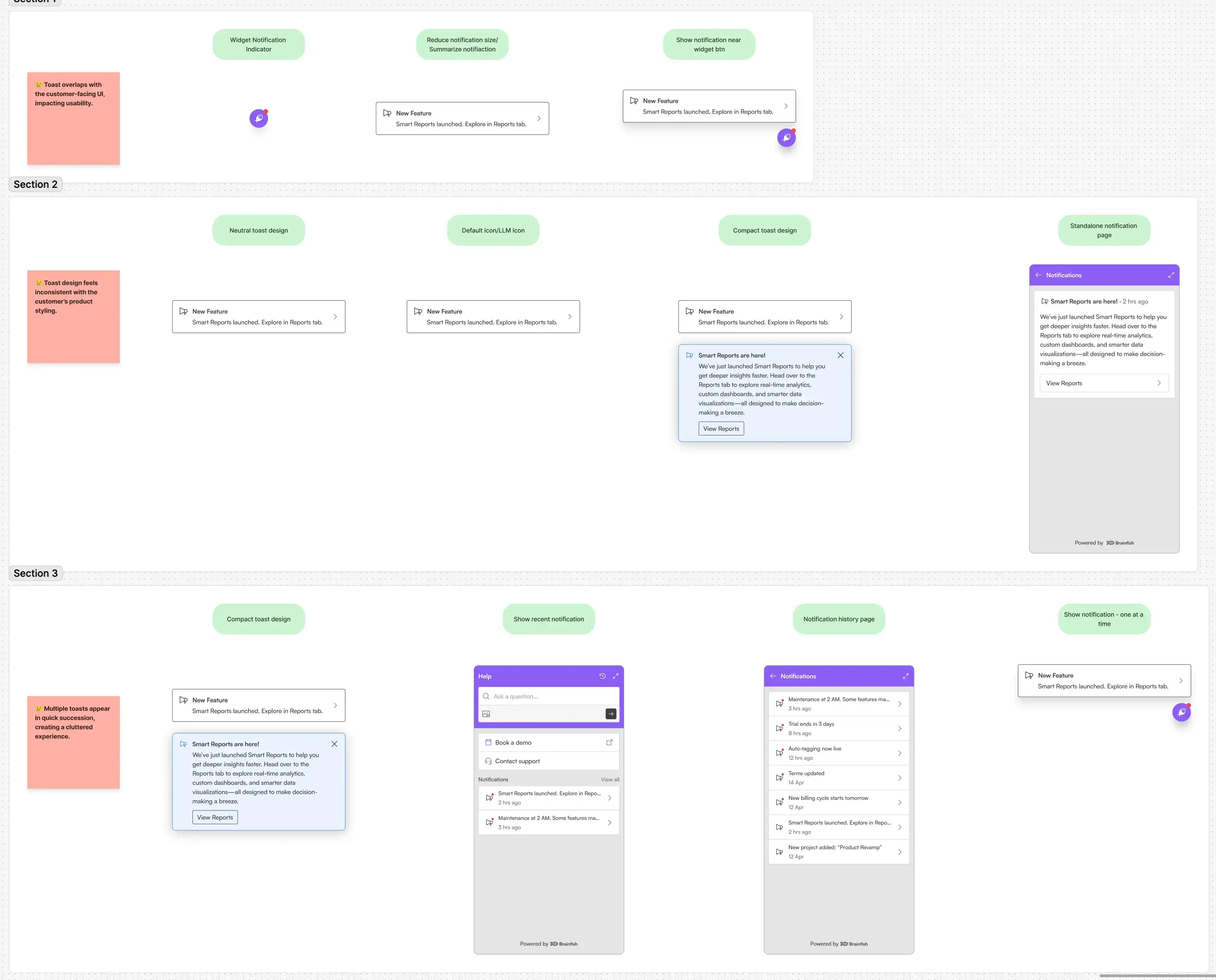 Nudges: customer feedback and possible improvements4