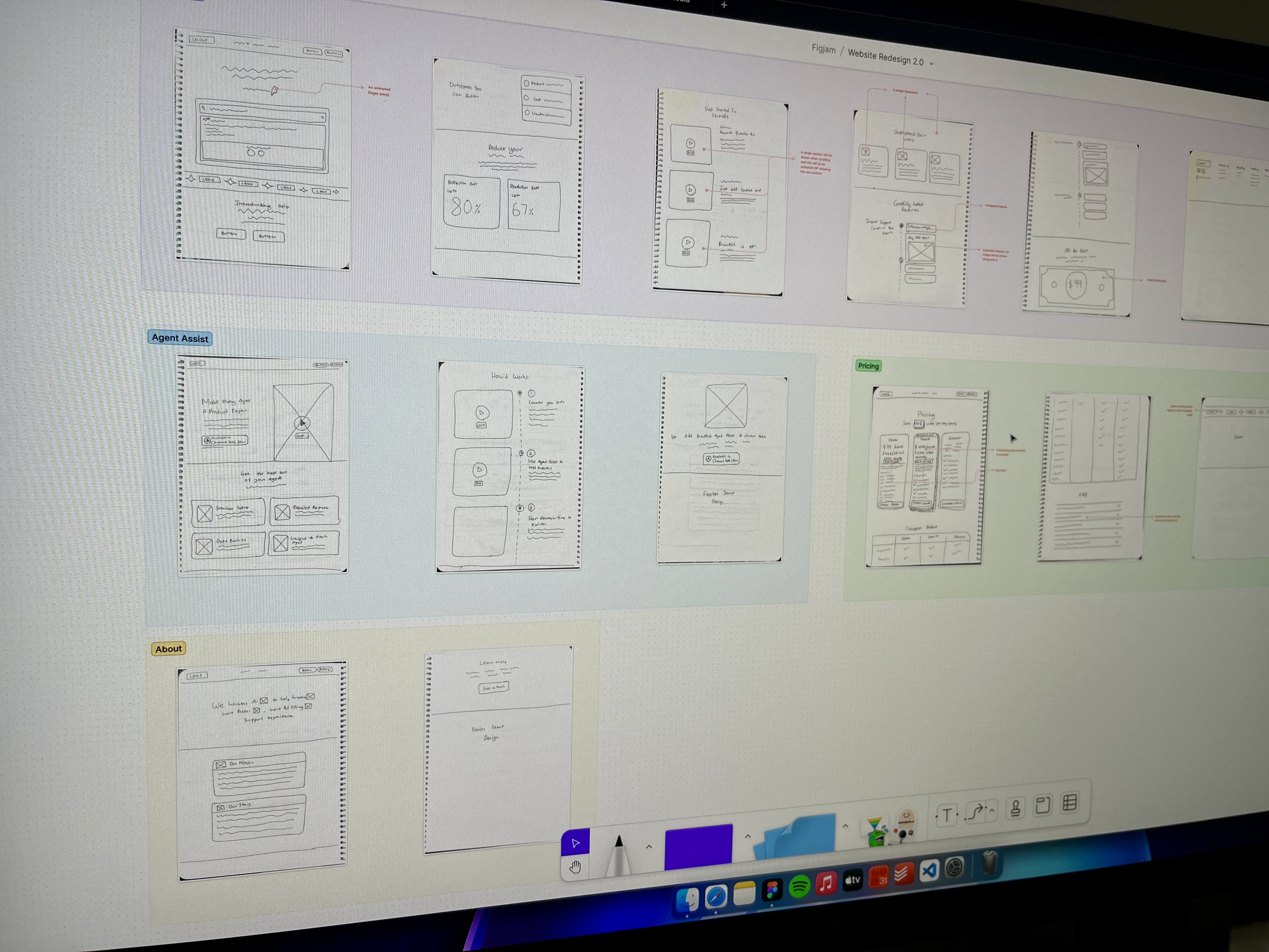 Brainfish Landing Page Sketches5