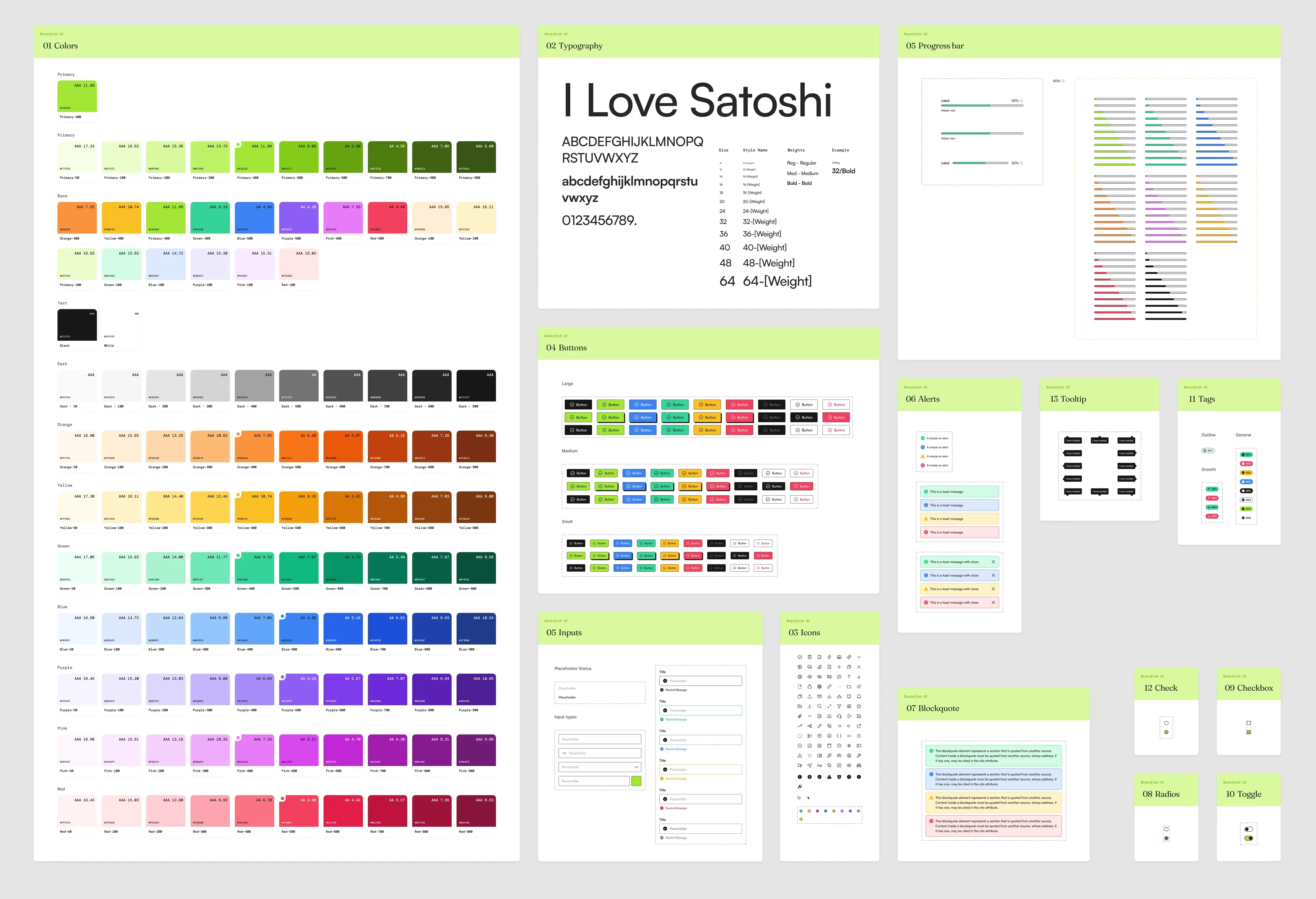 Design system: building blocks and patterns
