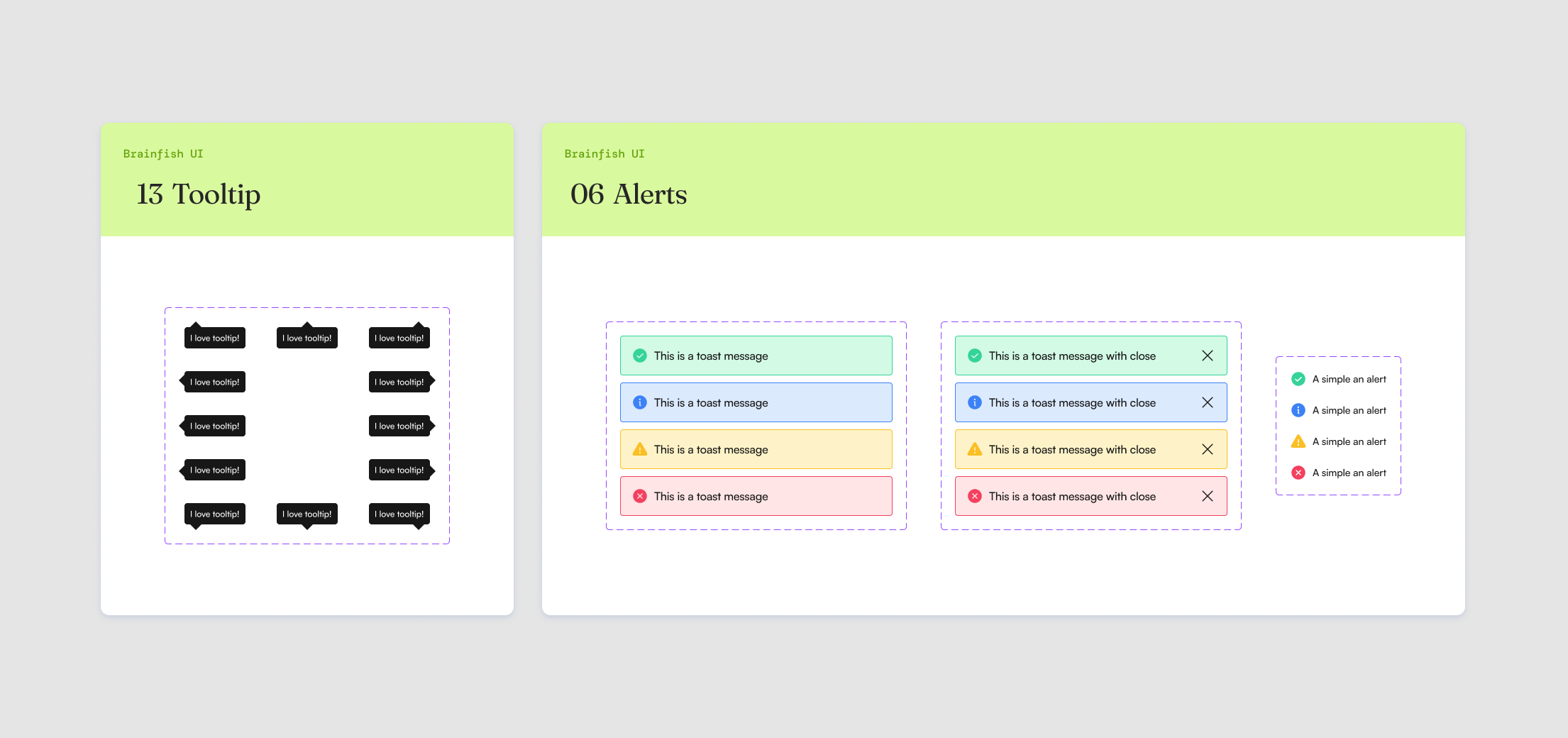 Design System: Tooltips & Alerts3