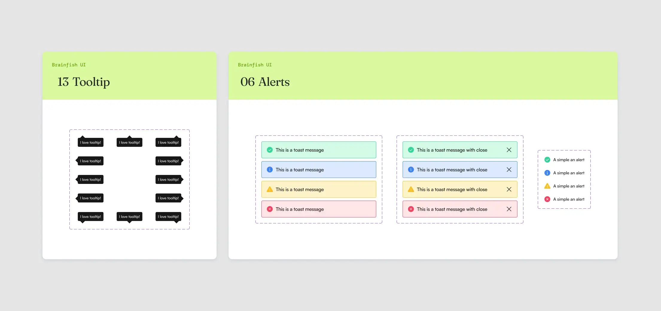 Design System: Tooltips & Alerts2