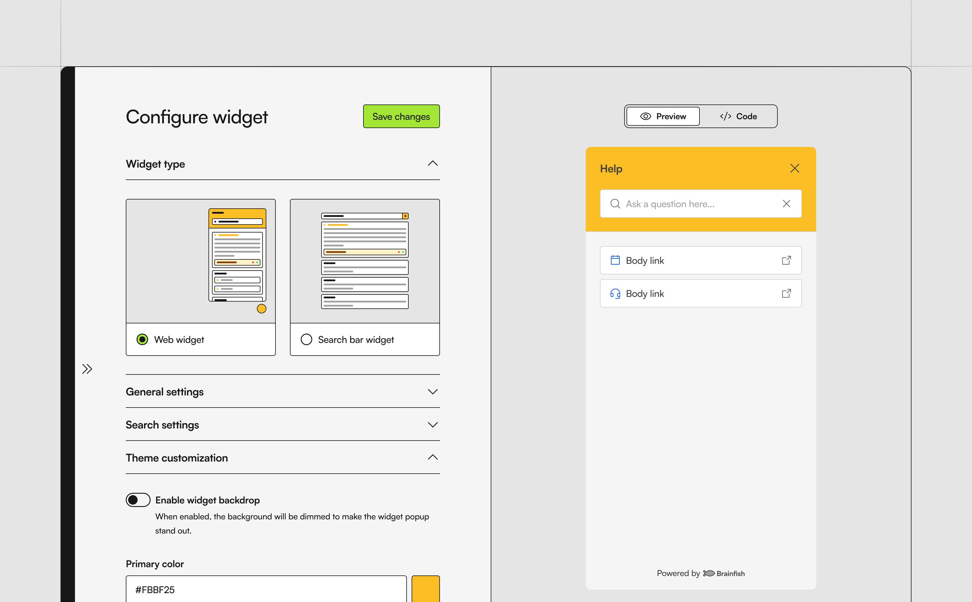 Widget: Setup Screen (now Agents)3